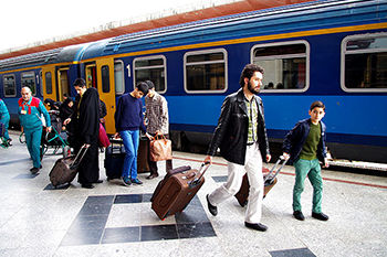 مسافران نوروزی راه آهن