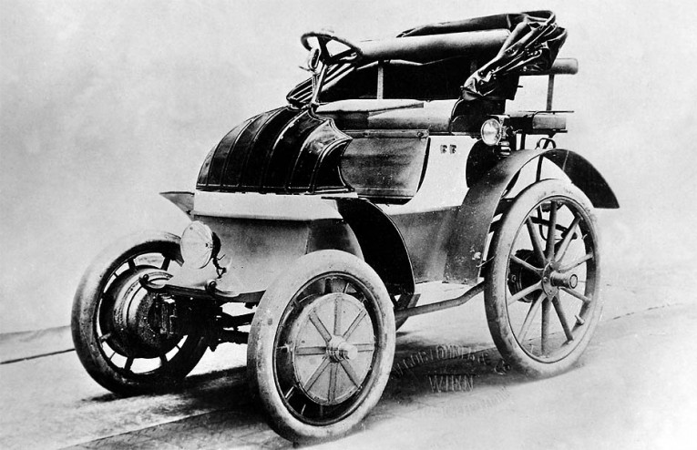 1900 lohner porsche first front wheel drive car