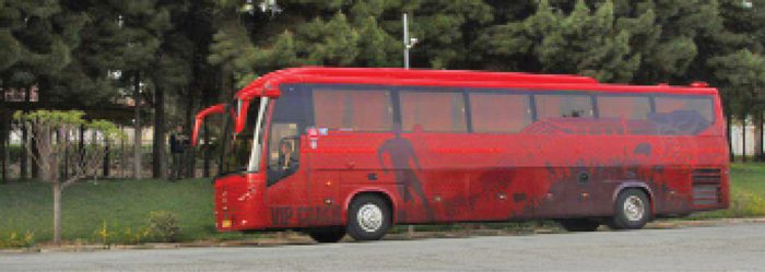 اتوبوس ویژه عقاب‌افشان تحویل قرمزهای پایتخت شد
